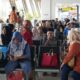 Antrian penumpang kereta api di Stasiun Padang. (dok. istimewa)