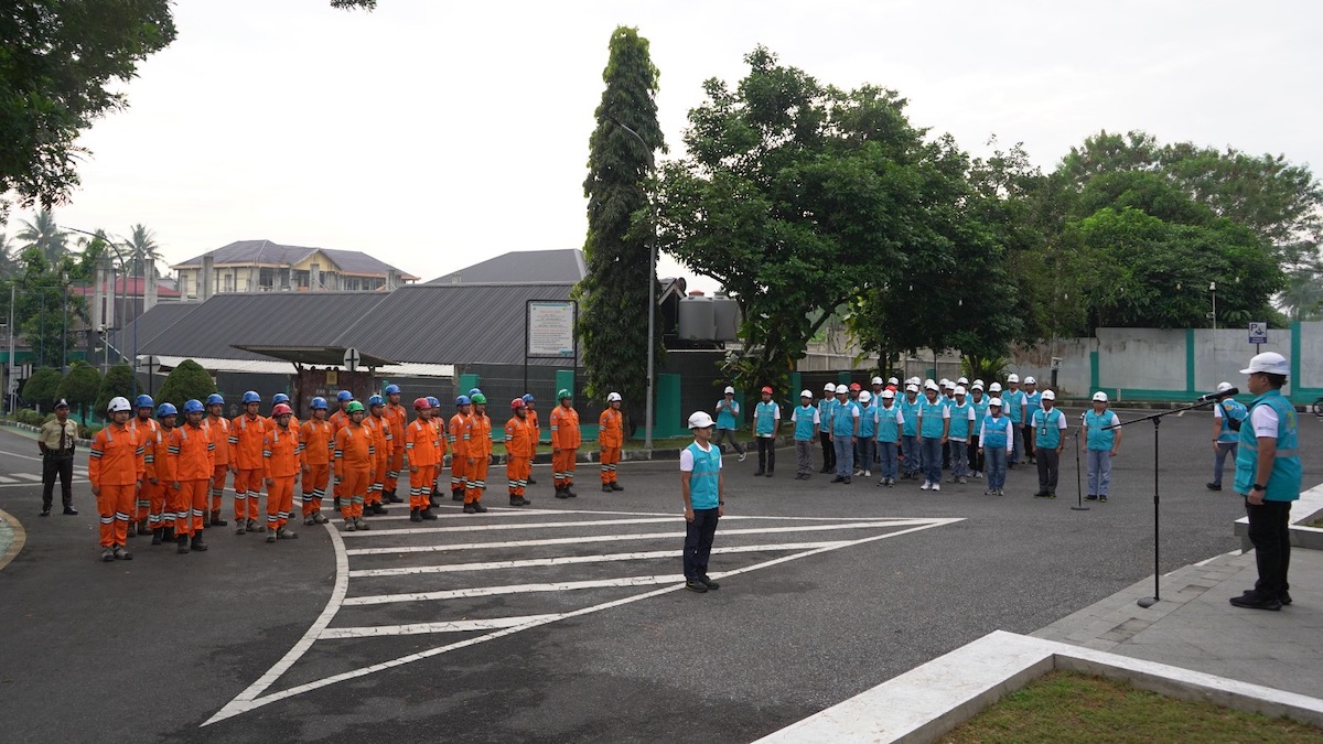 Apel bakti PDKM PLN UID Sumbar di Payakumbuh. (dok. istimewa)