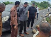 Ketua DPRD dan Wabup Pasbar Tinjau Rencana Pembangunan Jalan hingga Jembatan di Sikabau