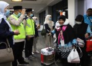 Kedatangan jemaah haji Kloter 1 Padang di BIM. (dok. istimewa)