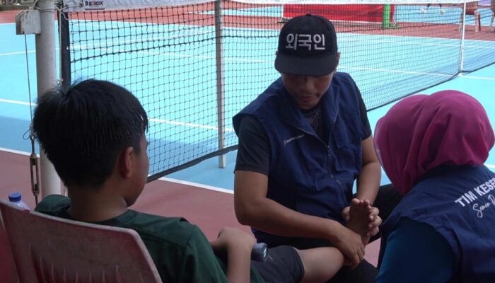 Tim Medis SPH Berikan Layanan Kesehatan pada SP Tennis Series Semen Padang IMTC Cup
