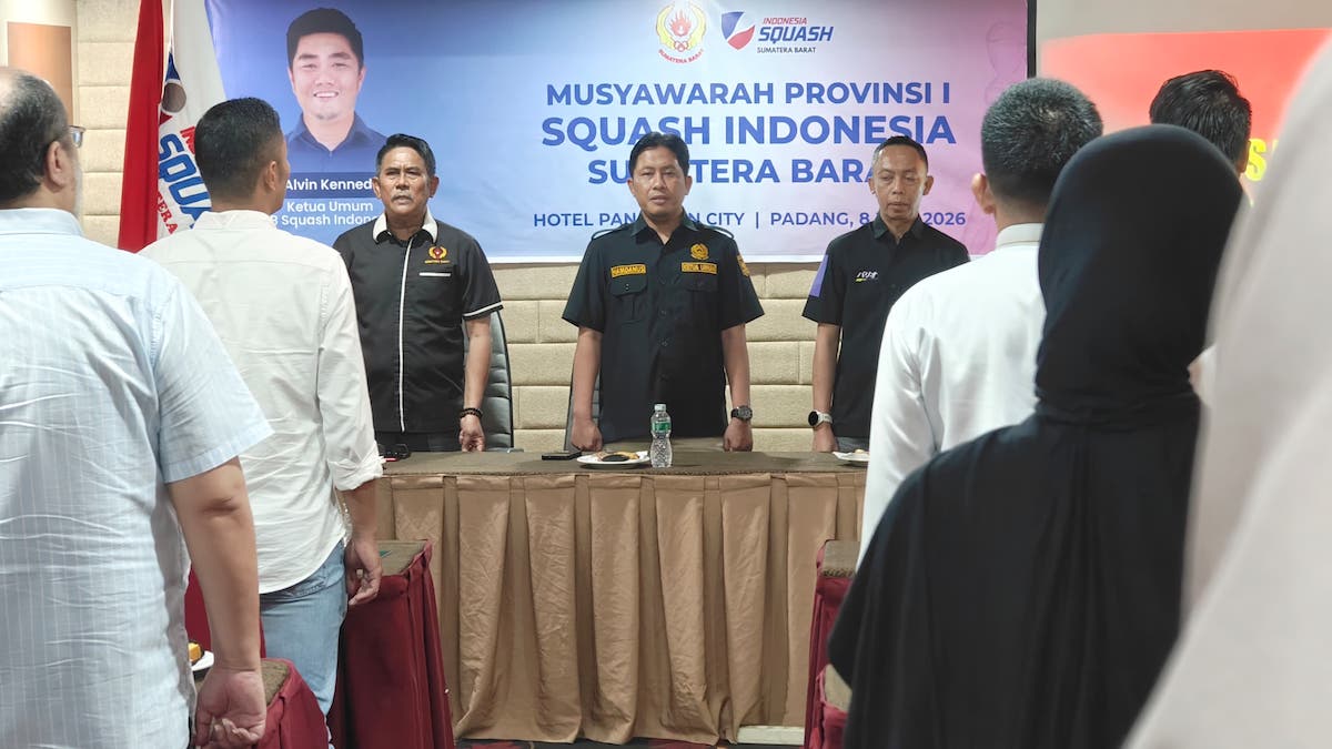 Musprov I Squash Indonesia Sumbar. (dok. istimewa)
