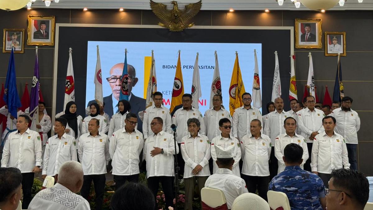 Pelantikan pengurus Forki Sumbar. (dok. istimewa)