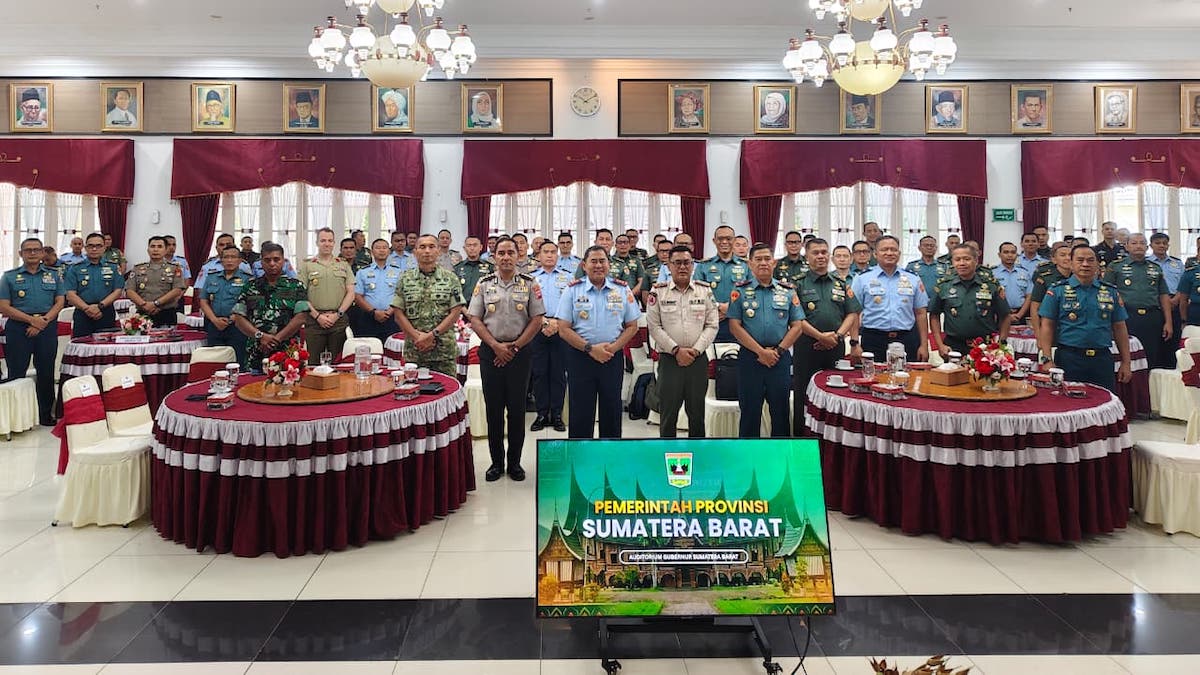 Pemprov Sumbar sambut kedatangan Pasis Sesko TNI. (dok. istimewa)