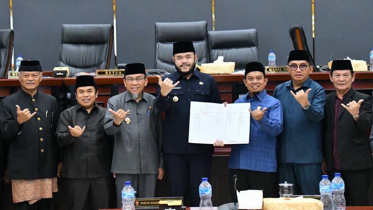 Pengesahan Perda pelestarian adat Minangkabau. (dok. istimewa)