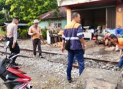 Penutupan perlintasan sebidang di Pariaman. (dok. istimewa)