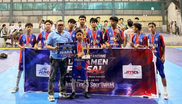 ⁠Kolaborasi JMG dan RMI Sukses Laksanakan Turnamen Futsal Kategori Umum dan U-16