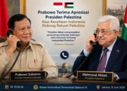 Presiden Prabowo Subianto dapat apresiasi dengan Presiden Mahmoud Abbas. (dibuat dengan ChatGPT)