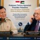 Presiden Prabowo Subianto dapat apresiasi dengan Presiden Mahmoud Abbas. (dibuat dengan ChatGPT)