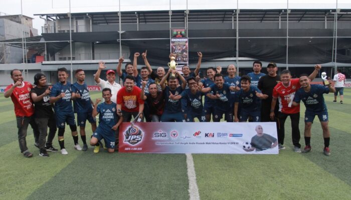 Dominan Sejak Penyisihan, Humas FC Semen Padang Kampiun Mini Soccer JPS Cup 2026