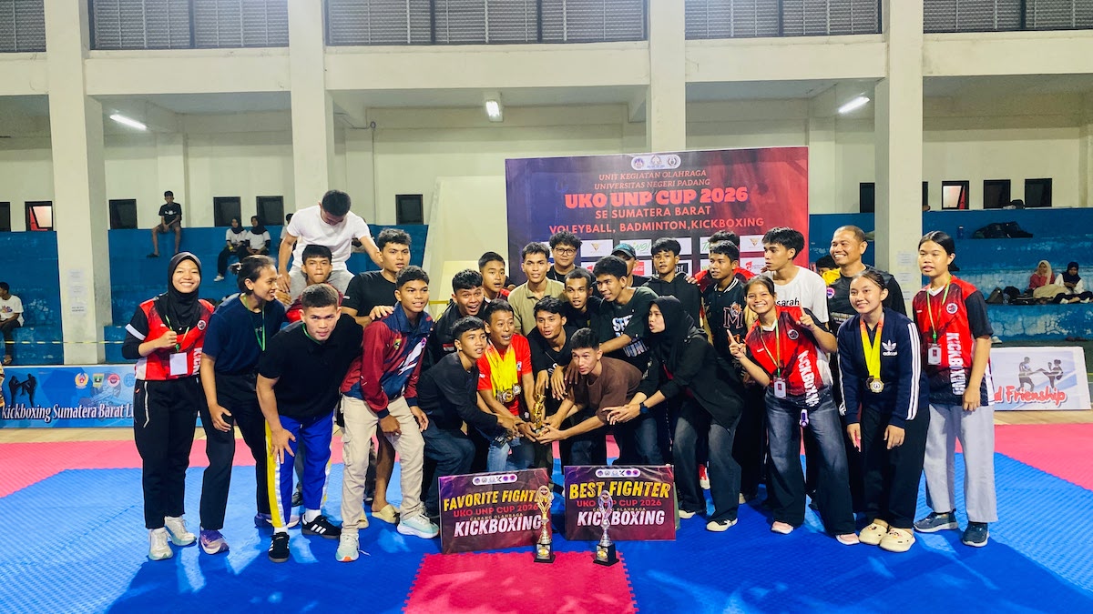 Juara turnamen kick boxing UKO UNP Cup 2026. (dok. istimewa)