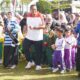 Yota Balad Ikuti Senam Massal Bersama 1.200 Anak TK dan PAUD Se-Kota Pariaman