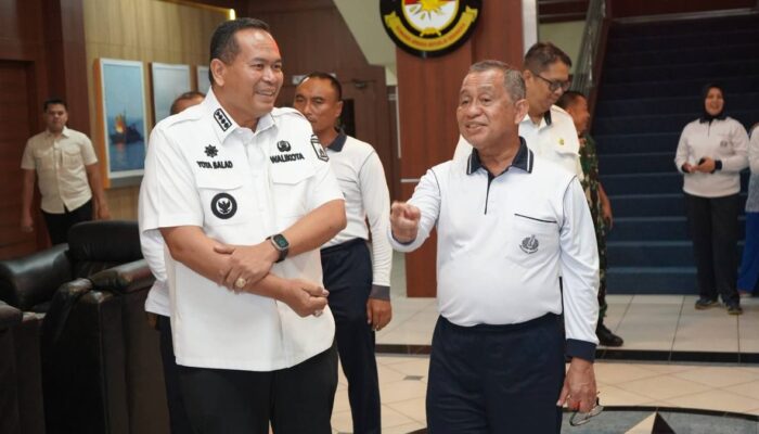 Pemko Pariaman dan Koderal II Padang Perkuat Sinergi Lewat Olahraga Bersama