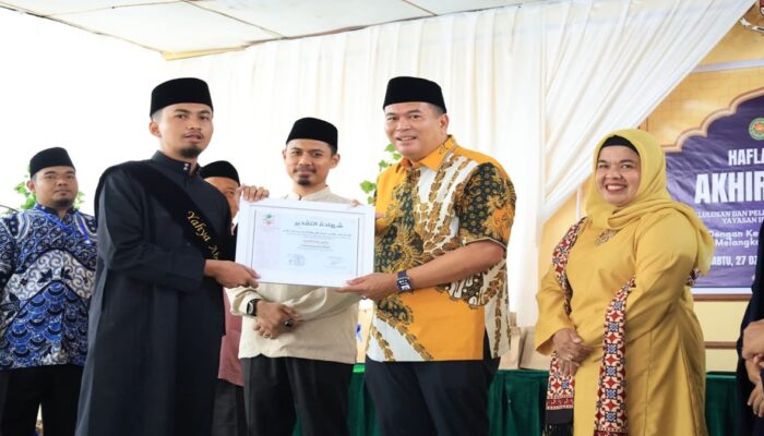 Hadiri Kelulusan Santri Ibnu Abbas, Wali Kota Pariaman Apresiasi Program Tahfiz Al-Quran