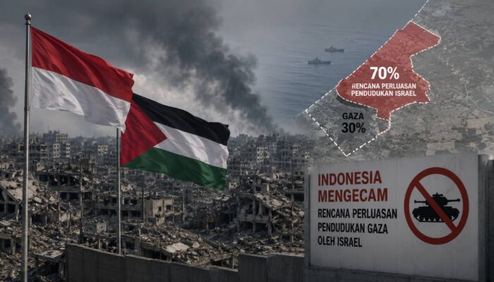 Indonesia Kecam Rencana Perluasan Pendudukan Gaza oleh Israel