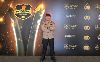 David Wewe di ajang Hoegeng Awards 2026. (dok. istimewa)