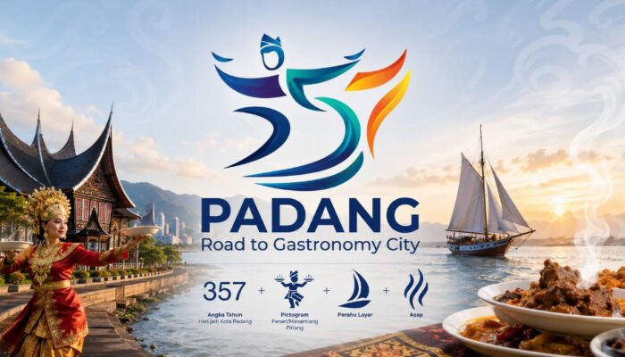 Padang Luncurkan Logo HJK ke-357, Tegaskan Langkah Menuju UNESCO Gastronomy City 2027