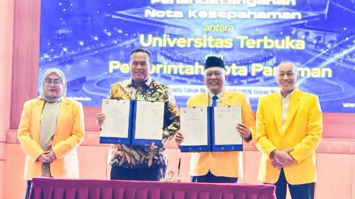 MoU Pemko Pariaman dengan Universitas Terbuka. (dok. istimewa)