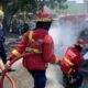 Mobil Terbakar di Depan McDonald’s Padang, Kerugian Ditaksir Rp115 Juta