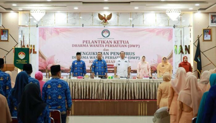 DWP Kota Pariaman Dikukuhkan, Yota Balad Ingatkan Pentingnya Peran DWP Terhadap Kinerja ASN