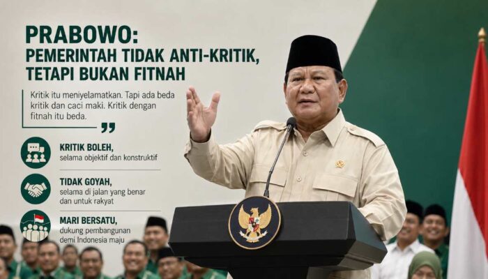 Presiden Prabowo: Pemerintah Tidak Anti-Kritik, tetapi Jangan Fitnah