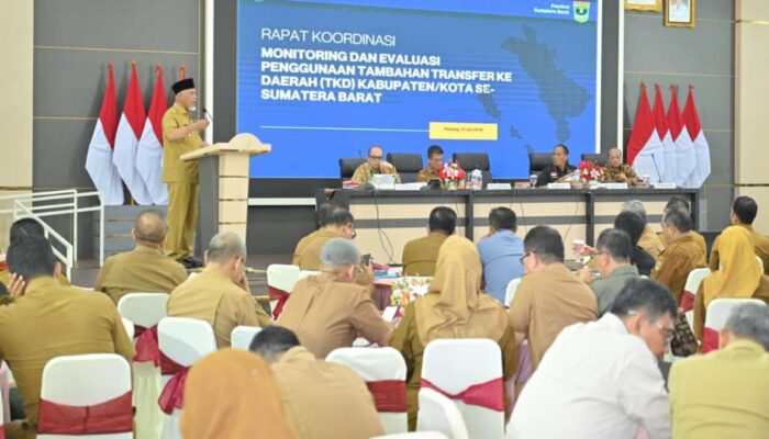 Pemprov Sumbar Percepat Rehabilitasi Pascabencana, Optimalkan Dana Tambahan TKD 534 Miliar