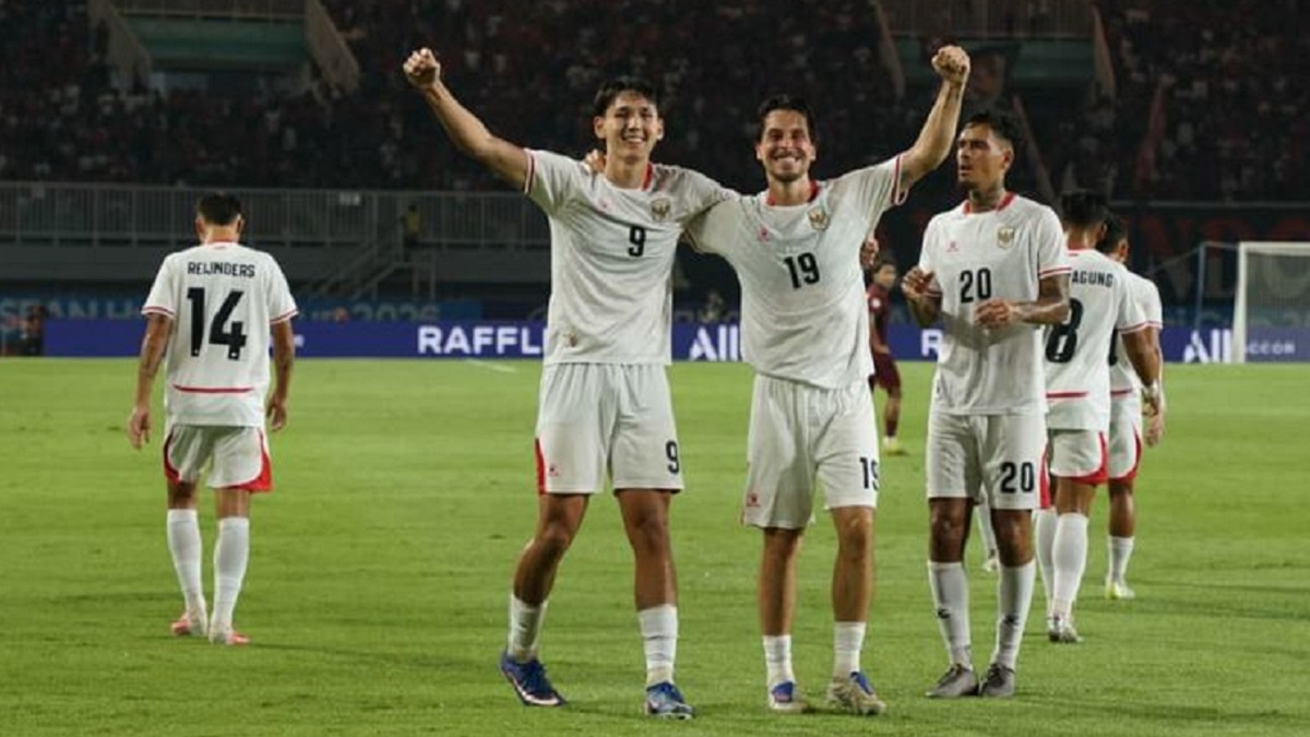 Selebrasi pemain Timnas Indonesia usai kalahkan Myanmar di ASEAN Hyundai Cup 2026. (dok. istimewa)