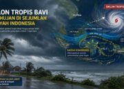 BMKG Peringatkan Dampak Siklon Tropis Bavi, Hujan Berpotensi Meluas di Indonesia