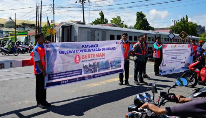 KAI Divre II Sumbar Perkuat Sinergi dengan Akademisi untuk Meningkatkan Keselamatan di Perlintasan Sebidang Kereta Api