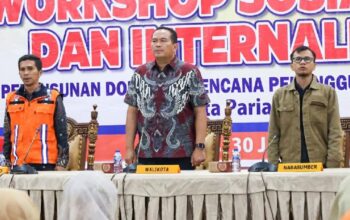 Sosialisasi Rencana Penanganan Bencana (RPB) 2026 di Pariaman. (dok. istimewa)