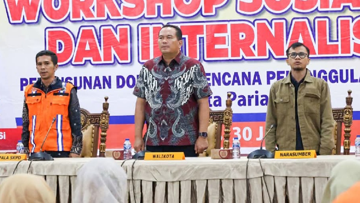 Sosialisasi Rencana Penanganan Bencana (RPB) 2026 di Pariaman. (dok. istimewa)