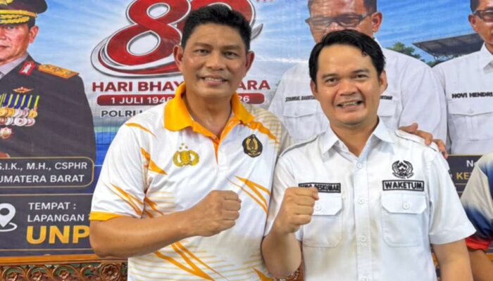 Waketum IV KONI Sumbar Hadiri Pembukaan Turnamen Tenis Eksekutif Kapolda Sumbar, Diikuti 197 Peserta