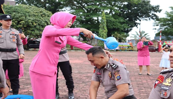 43 Personel Polres Nias dan Brimob Polda Sumut Naik Pangkat