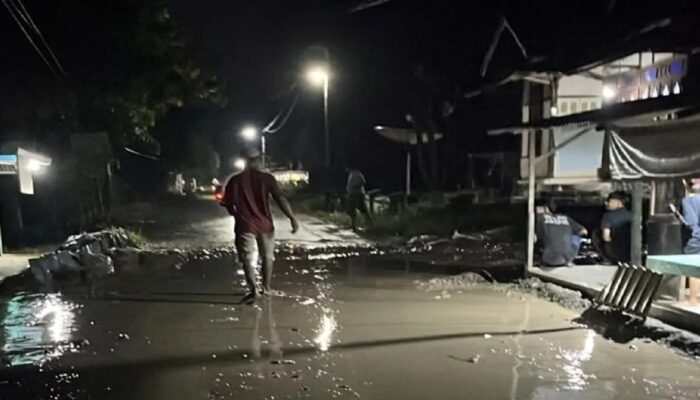 Banjir Bandang Kembali Landa Nagari Sungai Batang Agam, Jalan dan Rumah Terendam