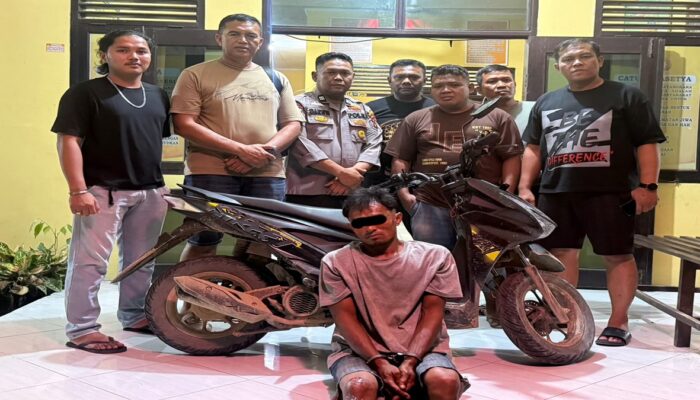 Pelaku Curanmor Ditangkap di Sumut usai Polsek Ranah Batahan Lacak Ponsel Korban