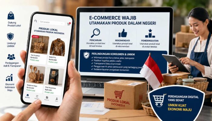 Produk Lokal Kini Jadi Prioritas di E-Commerce, Pemerintah Perkuat Perlindungan UMKM
