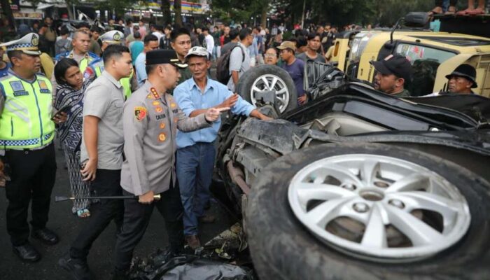 Kecelakaan Beruntun 9 Kendaraan di Sibolangit, Empat Orang Tewas