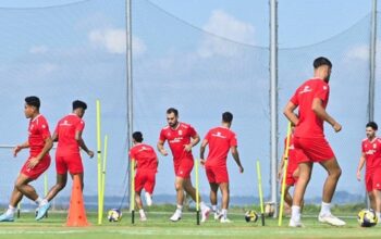 Latihan skuad Timnas Indonesia jelang lawan Myanmar di ASEAN Hyundai Cup 2026. (dok. istimewa)