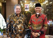 Gubernur Mahyeldi dan Menko Perekonomian Airlangga Hartanto. (dok. istimewa)
