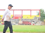 Gubernur Mahyeldi Pastikan Rekonstruksi GOR Haji Agus Salim Berjalan Sesuai Rencana