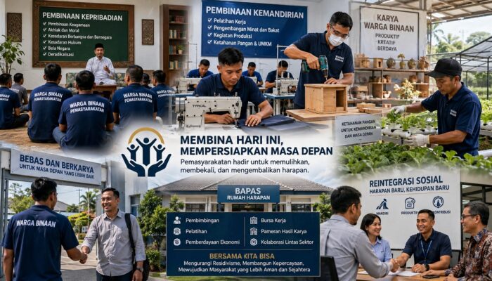 Cegah Kejahatan Berulang, Negara Siapkan Warga Binaan Mandiri dan Berdaya