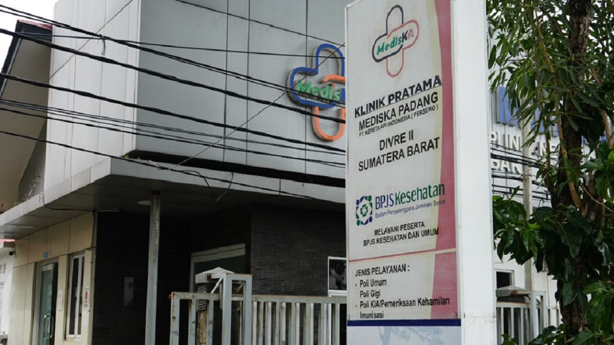 Klinik Mediska KAI Divre II Sumbar. (dok. istimewa)