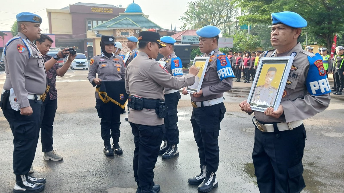 PTDH personel Polresta Padang. (dok. istimewa)