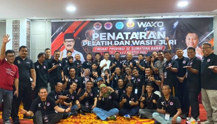 Pelatih dan Wasit-Juri Kickboxing Sumbar Matangkan Kesiapan Menuju Porprov XVI Sumbar 2026