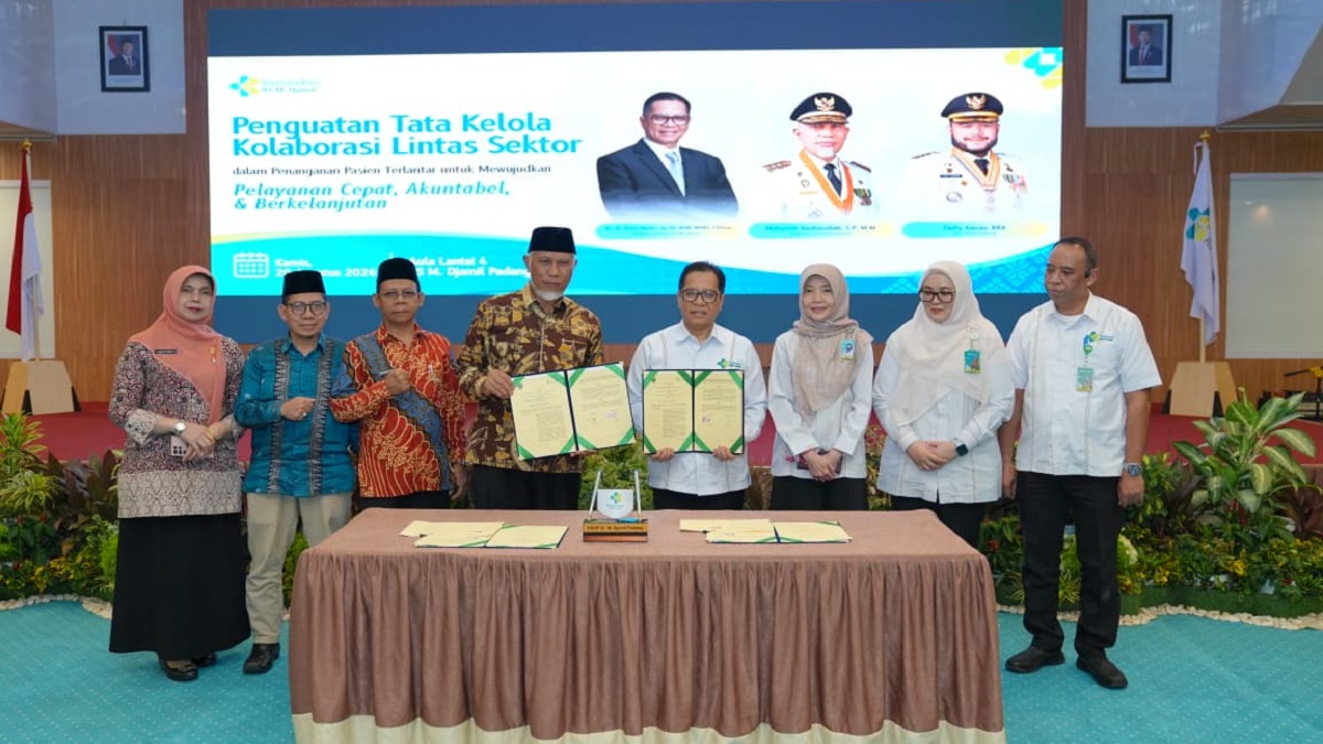 Penguatan tata kelola kolaborasi lintas sektor di RSUP DR M Djamil Padang. (dok. istimewa)
