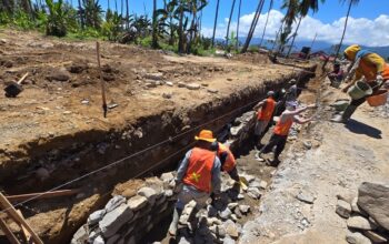 Perbaikan drainase di Padang. (dok. istimewa)