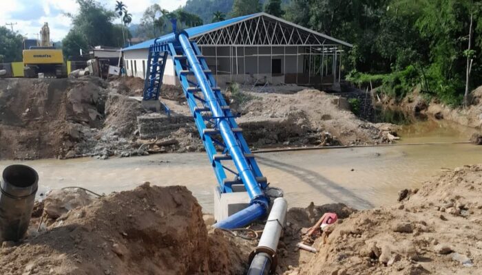 Perumda AM Padang Tata Jaringan Pipa di Kampung Tanjung untuk Tingkatkan Layanan