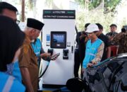 Peresmian SPKLU PLN di Padang. (dok. istimewa)