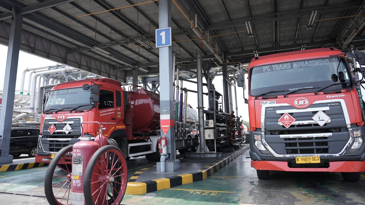 Persiapan distribusi B50 oleh Pertamina. (dok. istimewa)