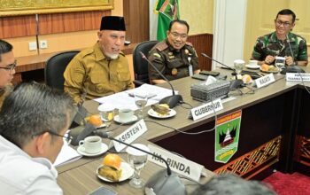 Rapat koordinasi Forkopimda membahas isu narkoba dan LGBT yang merebak di Sumbar. (dok. adpsb)